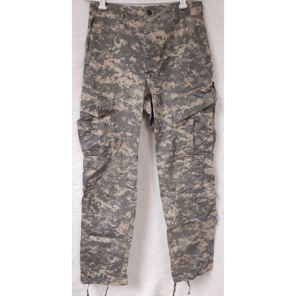 US ARMY Small Long ACU BDU Digital Camo Tactical Military Combat Cargo Pants - Picture 1 of 13